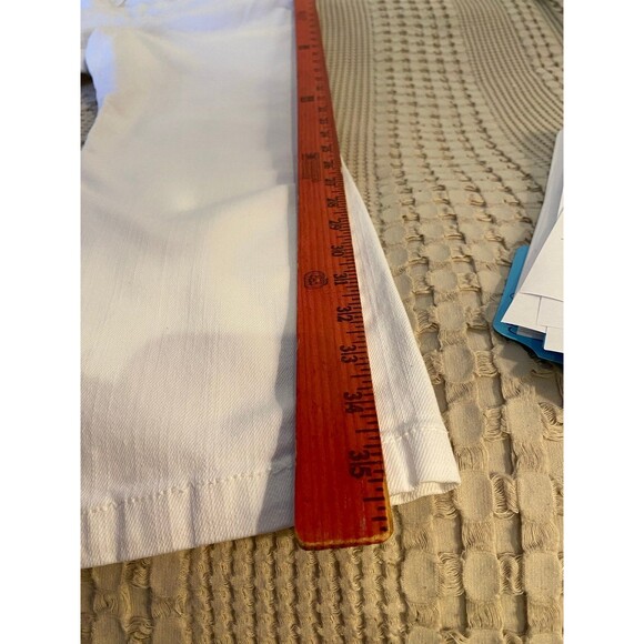 American Living Womens Jeans Cropped Pants Size 12 Bright White Summer Vacation - Picture 7 of 12